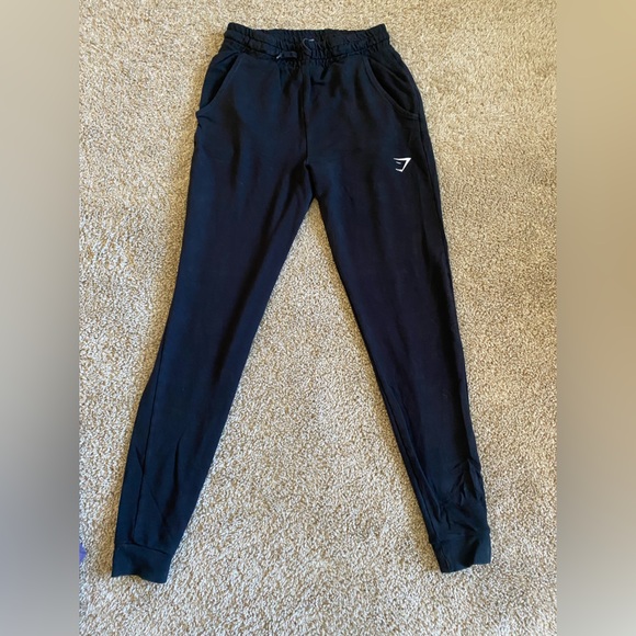 Gymshark Pants - Gymshark Black Track Pants